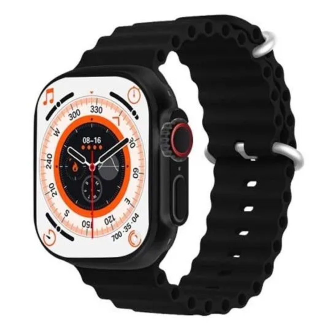 T900 Ultra 2 Full Touch Screen Smart Watch - Bluetooth Calls & Smart Features Heart Rate Monitor Large Display Upgraded VERSION